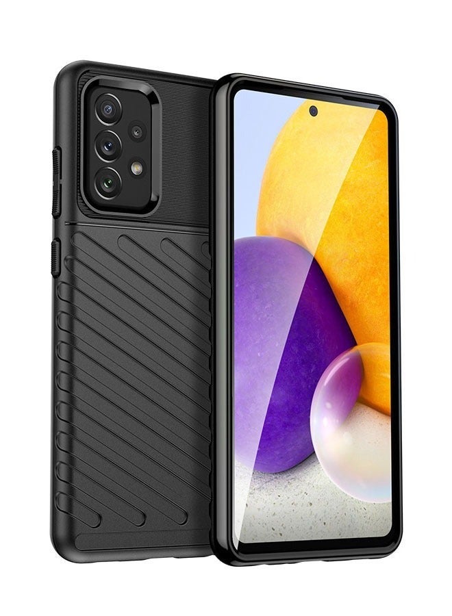 حافظة واقية لهاتف Samsung Galaxy A72، مصنوعة من مادة TPU الناعمة وغير قابلة للانزلاق. تتوافق هذه الحافظة مع جراب Samsung Galaxy A72. - Image 1